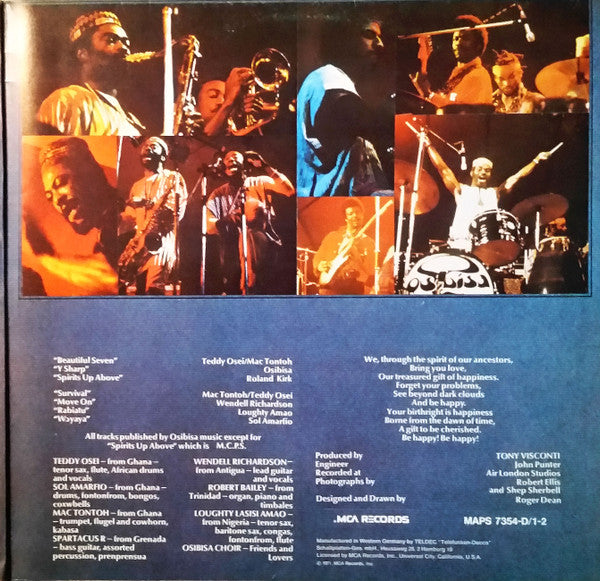Osibisa : Osibisa / Woyaya (2xLP, Comp, Gat)