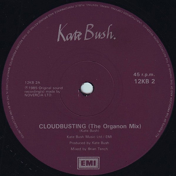 Kate Bush : Cloudbusting (12", Single, Pur)