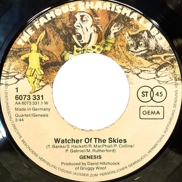 Genesis : Watcher Of The Skies (7", Single)