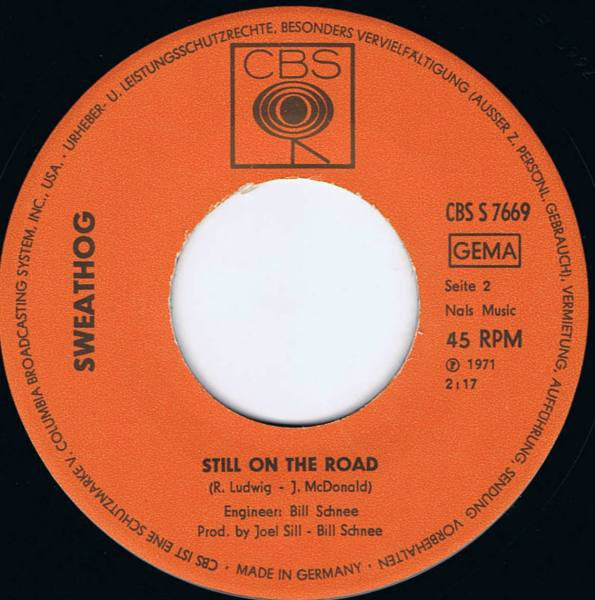 Sweathog : Hallelujah (7", Single)