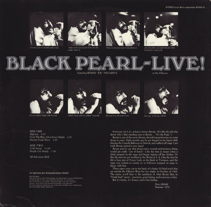 Black Pearl (9) : Live (LP, Album, Gat)