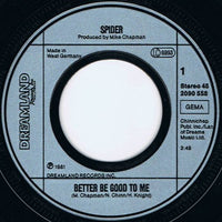 Spider (12) : Better Be Good To Me (7", Single)