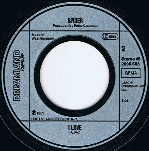 Spider (12) : Better Be Good To Me (7", Single)