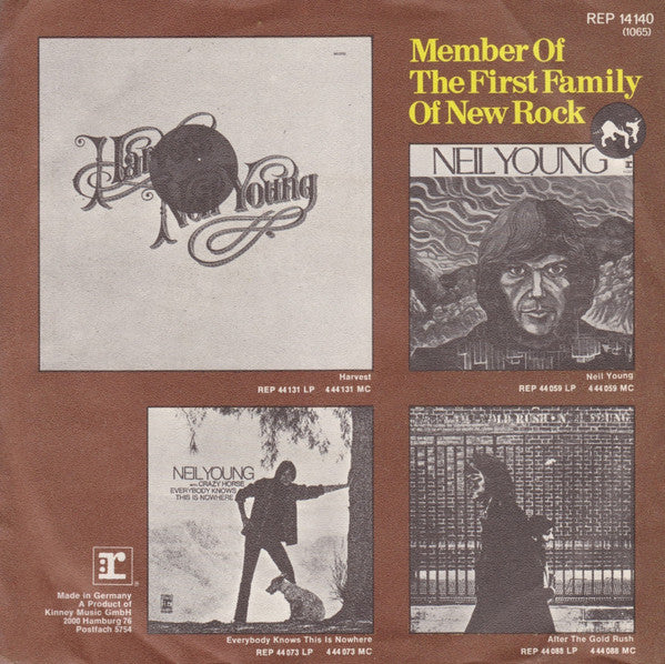 Neil Young : Heart Of Gold (7", Single, RP)
