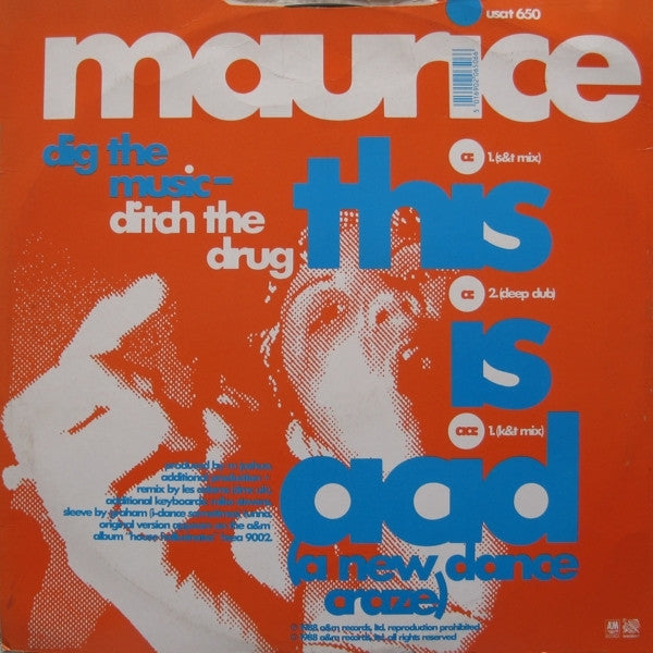 Maurice* : This Is Acid (A New Dance Craze) (12")