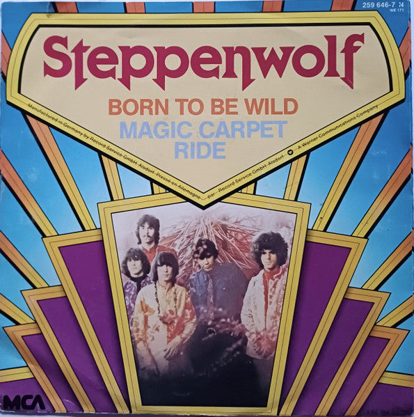 Steppenwolf : Born To Be Wild / Magic Carpet Ride (7", Single, RE, Sma)