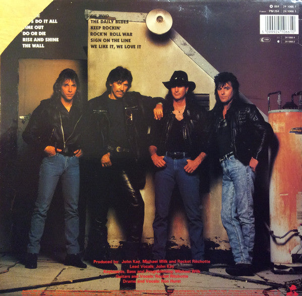 John Kay & Steppenwolf : Rise And Shine (LP, Album)