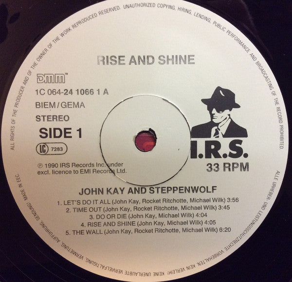 John Kay & Steppenwolf : Rise And Shine (LP, Album)