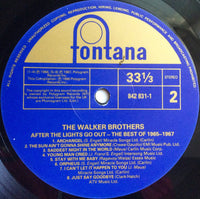 The Walker Brothers : After The Lights Go Out - The Best Of 1965-1967 (LP, Comp)
