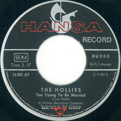The Hollies : Frightened Lady (7", Single)