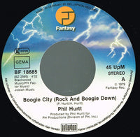 Phil Hurtt : Boogie City  (7", Single)