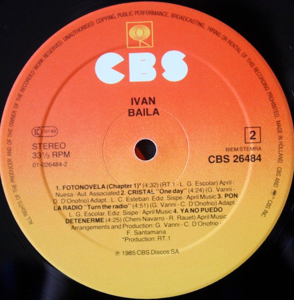 Ivan (4) : Baila (LP, Album)