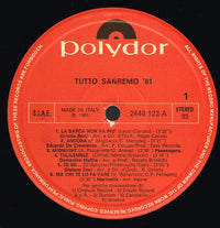 Various : Tutto Sanremo '81 (2xLP, Comp, Gat)