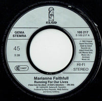 Marianne Faithfull : Running For Our Lives (7", Single)