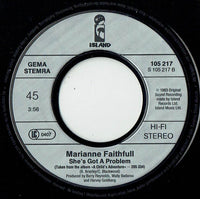 Marianne Faithfull : Running For Our Lives (7", Single)