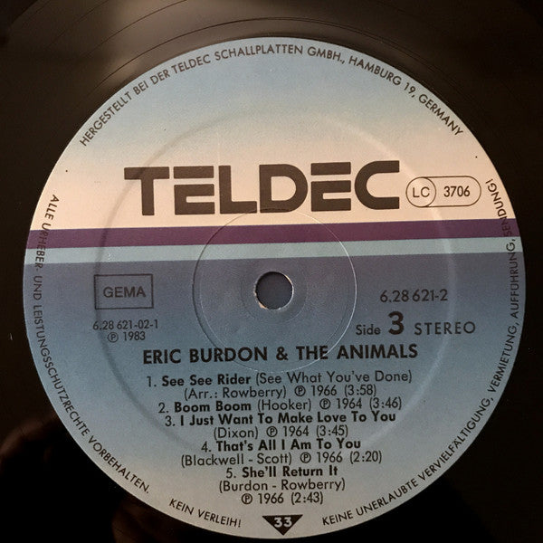 Eric Burdon & The Animals : Eric Burdon & The Animals (2xLP, Comp)