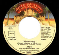 Angel (24) : Winter Song (There's A Feeling In The Air...) (7", Single)