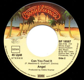 Angel (24) : Winter Song (There's A Feeling In The Air...) (7", Single)