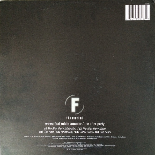 Wawa Feat. Eddie Amador : The After Party (12")