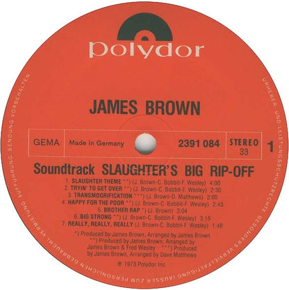 James Brown : Slaughter's Big Rip-Off (LP)