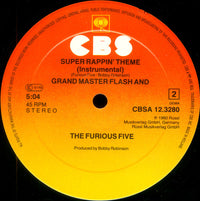 Grandmaster Flash & The Furious Five : Super Rappin' No. 2 (12", Maxi)