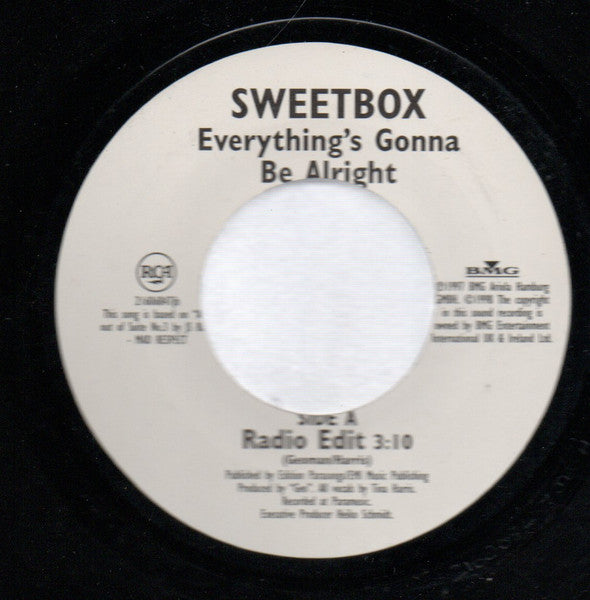 Sweet Box* : Everything's Gonna Be Alright (7", Promo, Juk)