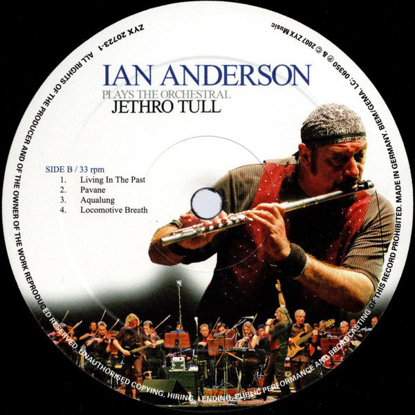 Ian Anderson : Plays The Orchestral Jethro Tull (LP, Album)