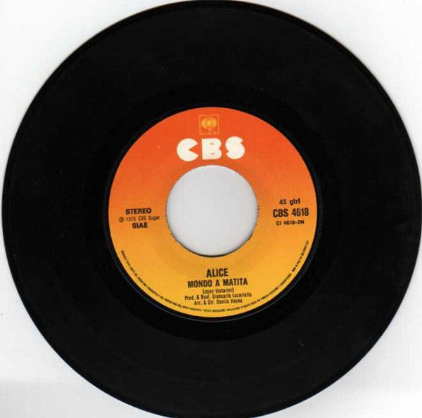Alice (4) : Piccola Anima / Mondo A Matita (7")