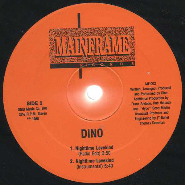 Dino (2) : Nighttime Lovekind (12")