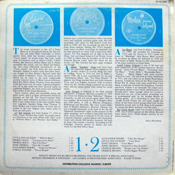 Various : Texas Blues (LP, Album, Comp, RE)