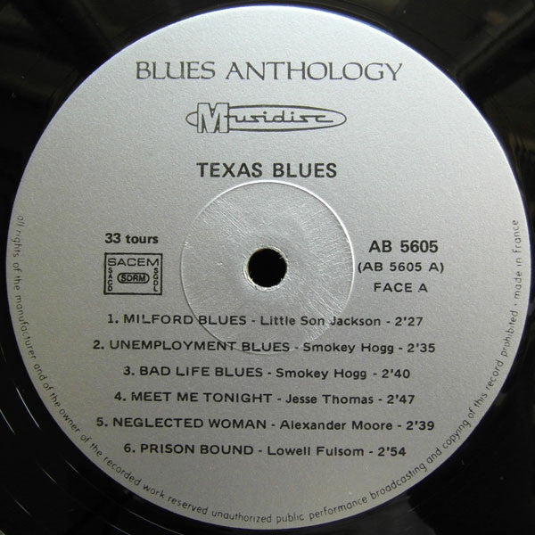 Various : Texas Blues (LP, Album, Comp, RE)