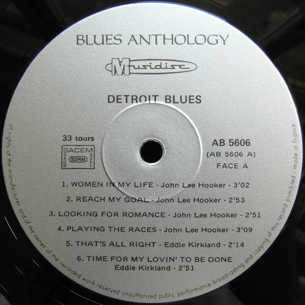 Various : Detroit Blues (LP, Comp, RE)