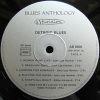 Various : Detroit Blues (LP, Comp, RE)