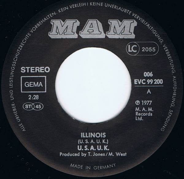 U.S.A.U.K. : Illinois (7", Single)