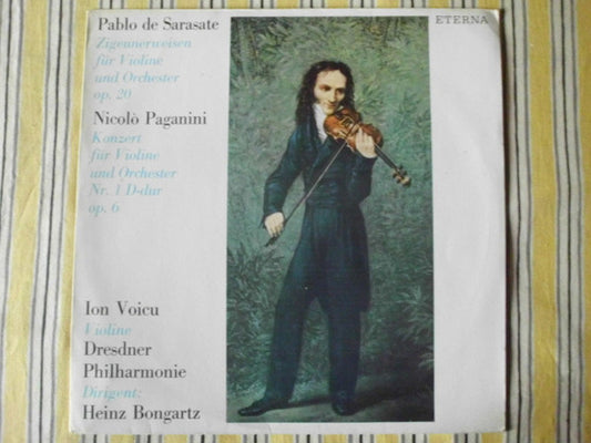 Pablo de Sarasate, Niccolò Paganini, Ion Voicu, Dresdner Philharmonie, Heinz Bongartz : Zigeunerweisen Für Violine Und Orchester Op. 20 / Konzert Für Violine Und Orchester Nr. 1 D-dur Op. 6 (LP, RE, RP, Blu)