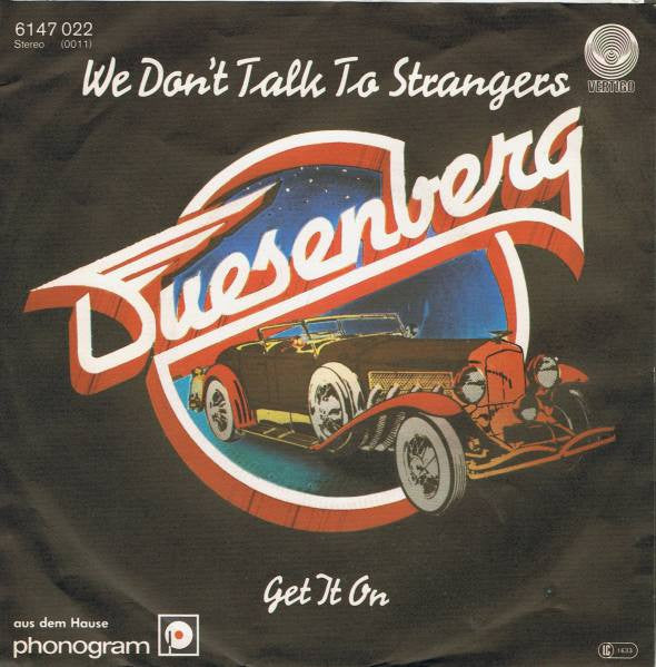 Duesenberg : Get It On (7", Single)