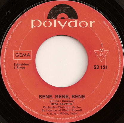 Rita Pavone : Bene, Bene, Bene (7", Single)