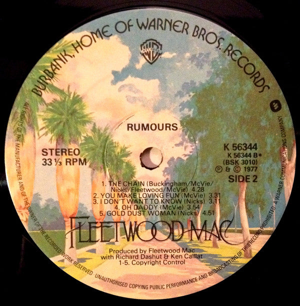 Fleetwood Mac : Rumours (LP, Album, Tex)