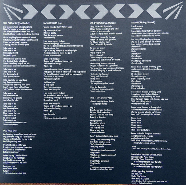 Iggy Pop : Soldier (LP, Album)