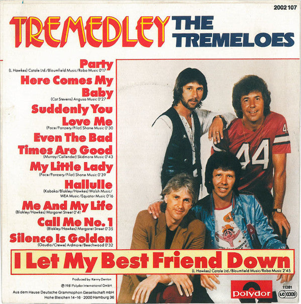 The Tremeloes : Tremedley (7", Single)