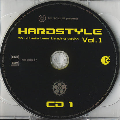 Various : Blutonium Presents Hardstyle Vol. 1 (2xCD, Copy Prot., Mixed)
