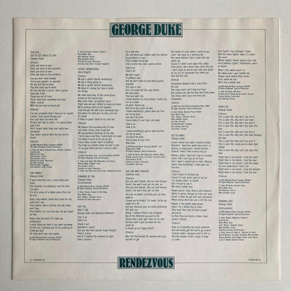 George Duke : Rendezvous (LP, Album)