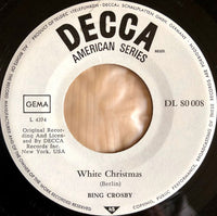 Bing Crosby : White Christmas (7", Single, RE)