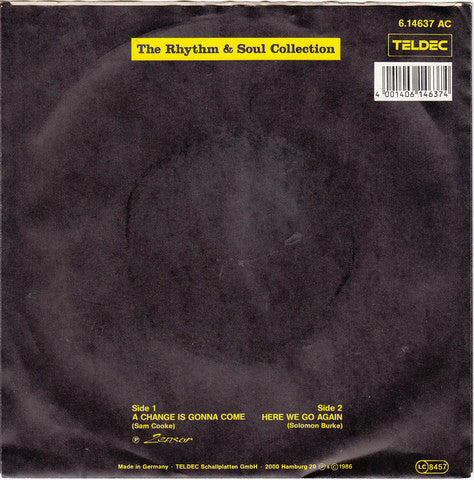 Solomon Burke : A Change Is Gonna Come (7", Single)