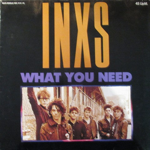 INXS : What You Need (12", Maxi)