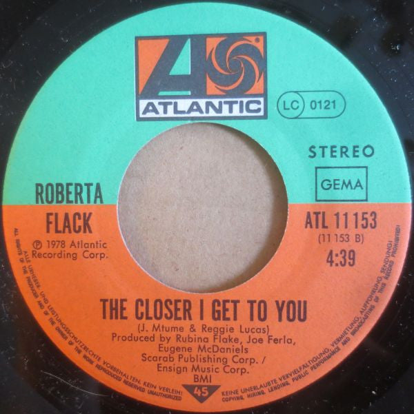 Roberta Flack : If I Ever See You Again (7", Single)