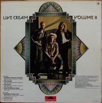 Cream (2) : Live Cream Volume II (LP, Album)