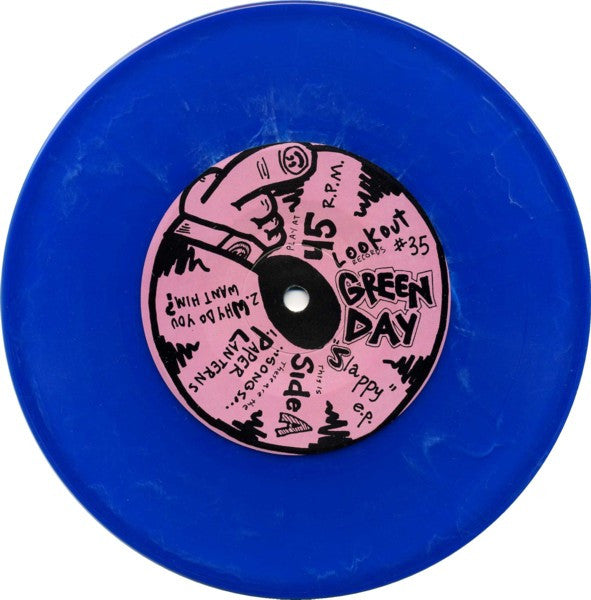 Green Day : Slappy E.P. (7", EP, Ltd, Blu)