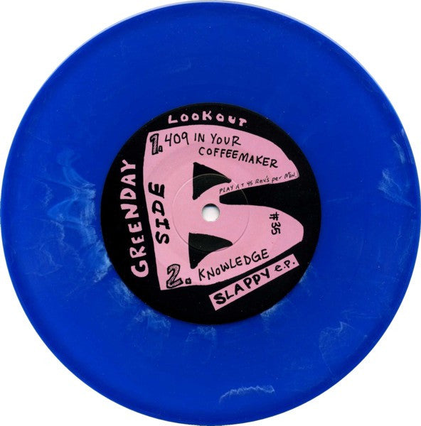 Green Day : Slappy E.P. (7", EP, Ltd, Blu)