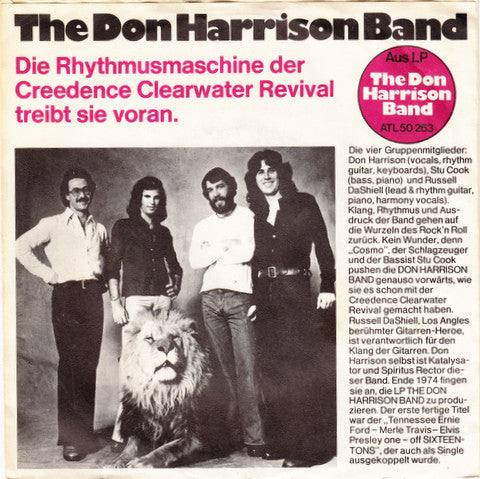 The Don Harrison Band : Sixteen Tons (7", Single)